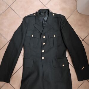 Men's Vintage Green Military Jacket